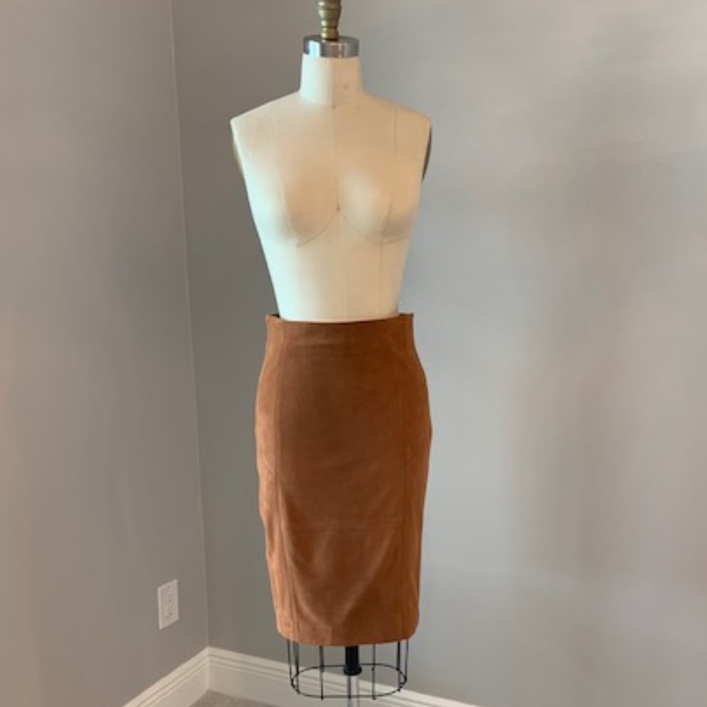 Etcetera Carmel Suede Skirt